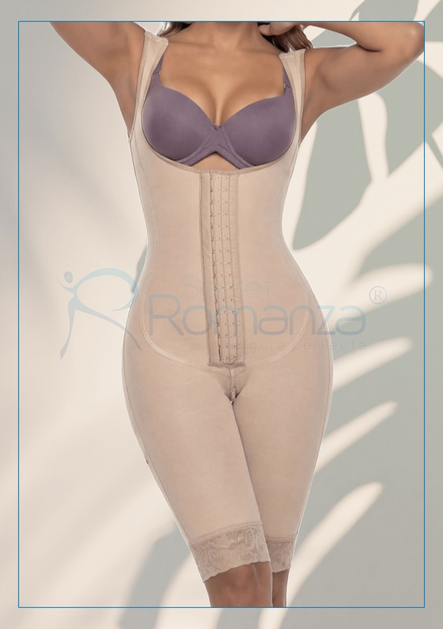 Faja colombiana largo a la rodilla ideal abdominoplastia 1