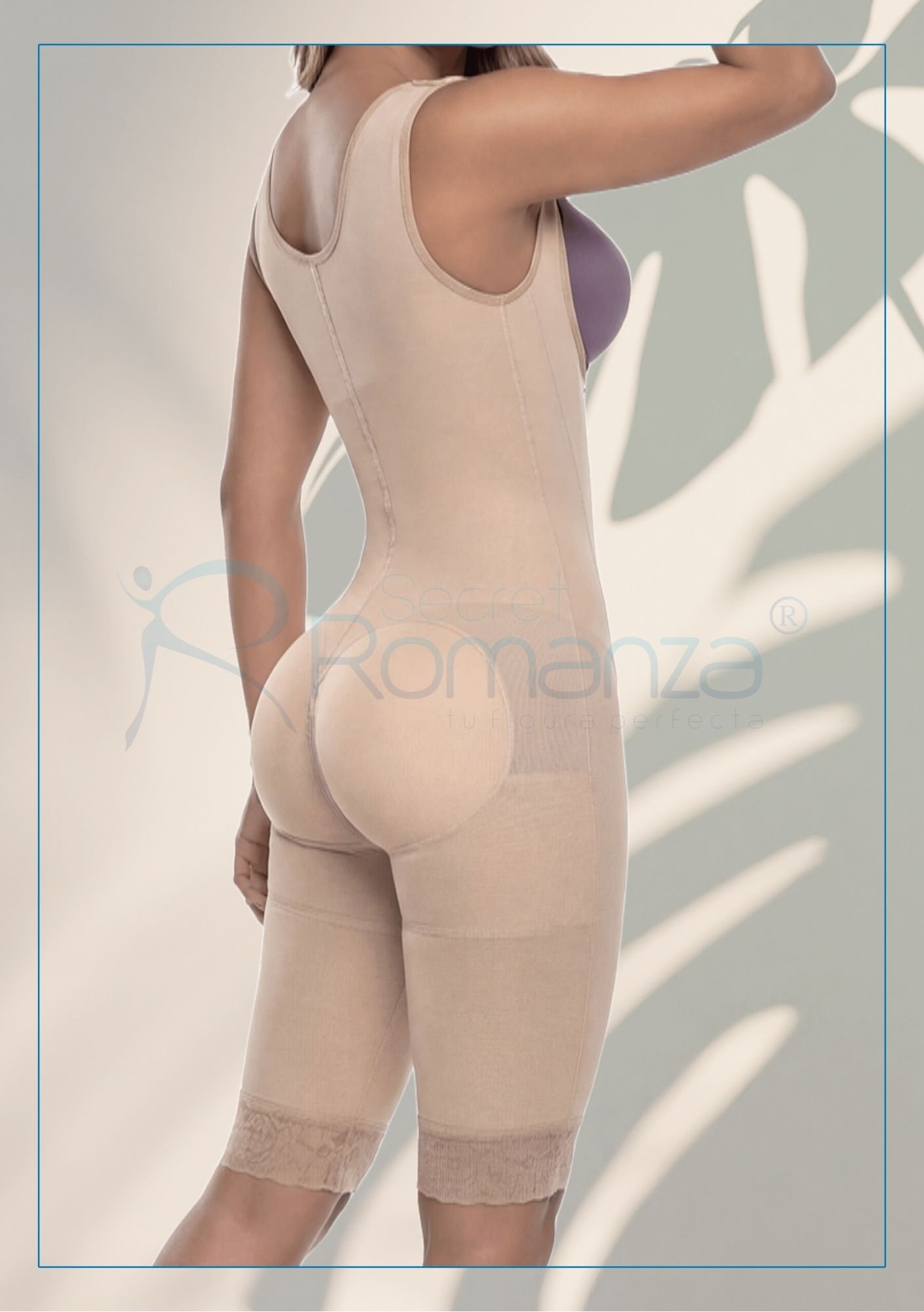 Faja colombiana largo a la rodilla ideal abdominoplastia 2