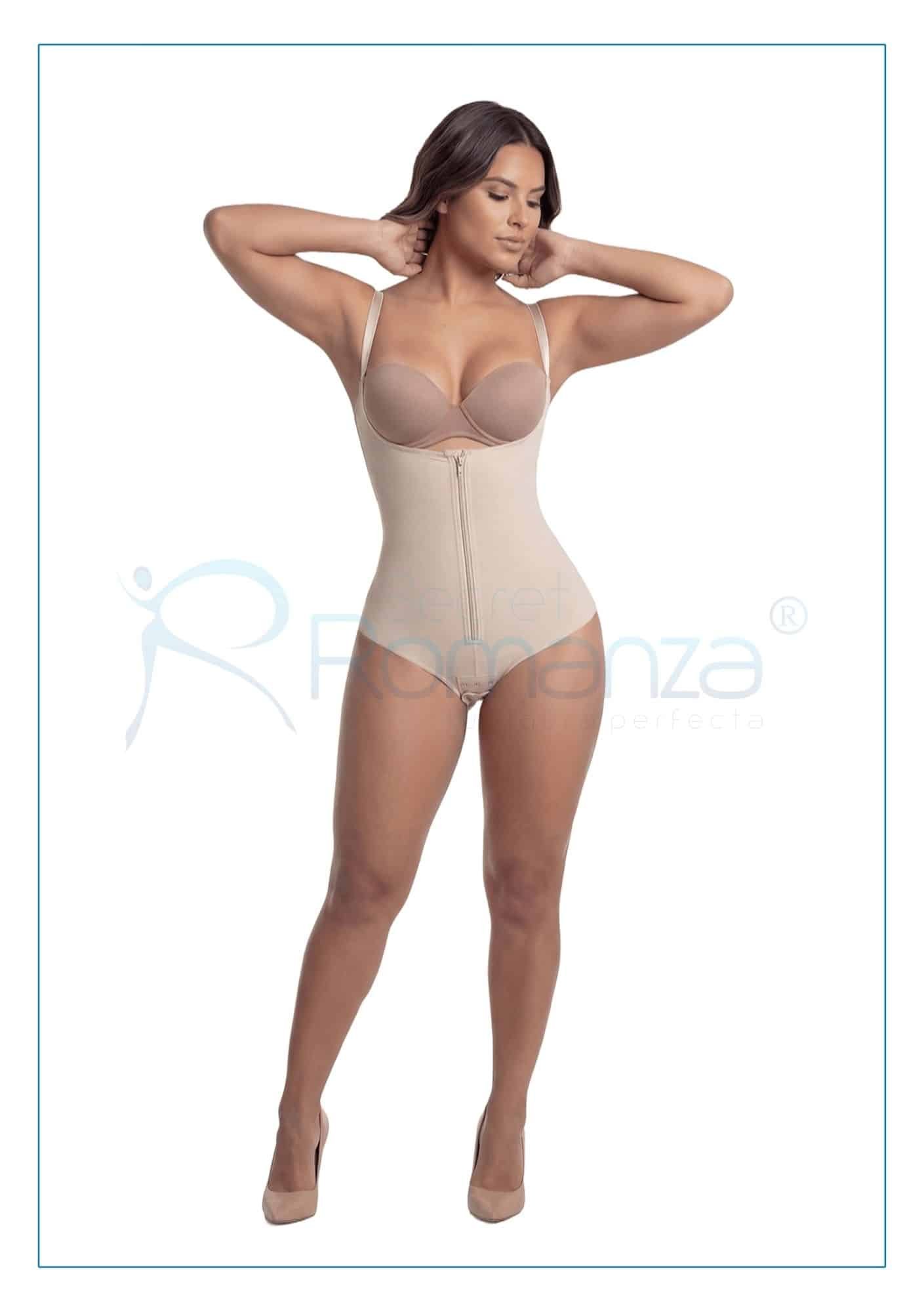 Faja colombiana body Romanza con cremallera frontal 1