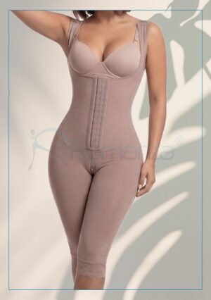 Faja colombiana Romanza largo debajo de la rodilla para postcirugia 1