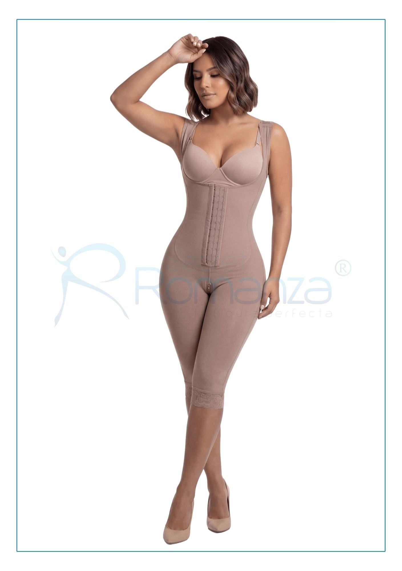 Faja postcirugia colombiana largo debajo de la rodilla 1
