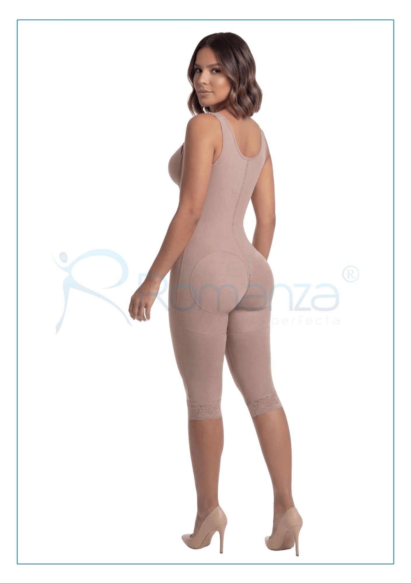 Faja postcirugia colombiana largo debajo de la rodilla 2