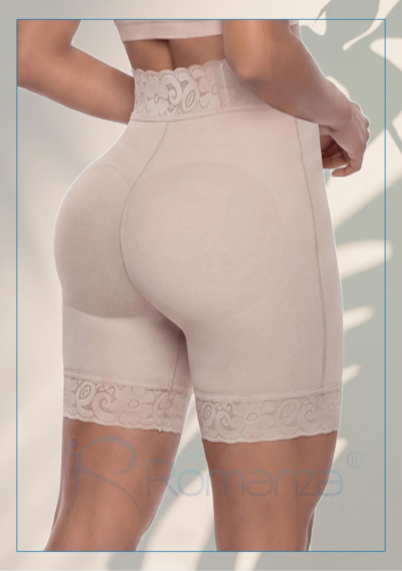 Pantalon faja colombiana corta de tiro muy alto 2