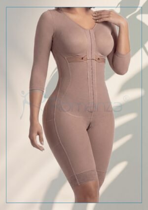 Faja colombiana lipoescultura largo a la rodilla 1